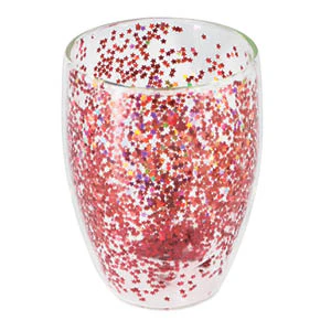 Cosmic Glitter Cup - Coral